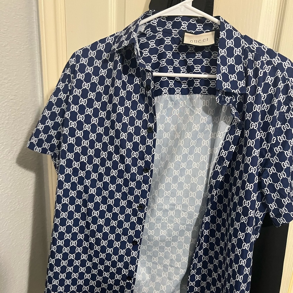 Gucci button up shirt